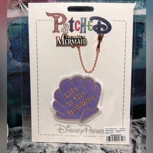 Disney Parks Patched The Little Mermaid Patch and Pin set NWT